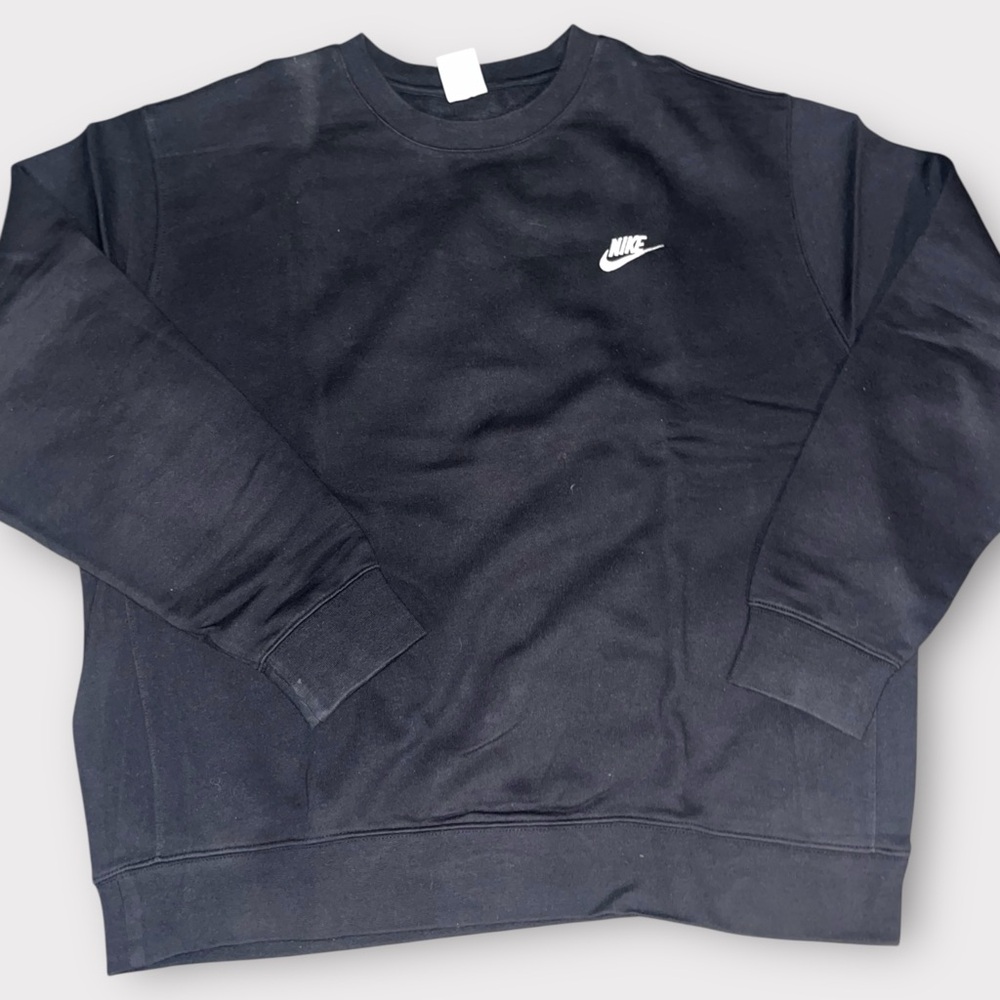 Nike Men's Classic Black Crewneck Sweater